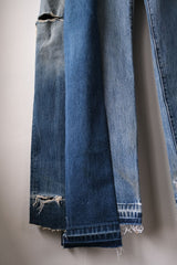 Ban Restructure Colorblock Wide-Leg Jeans (C)