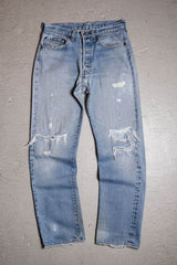 Levi's 1982's Vintage Selvedge Denim Jeans original selvedge made in the United States at Factory 524