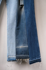 Ban Restructure Colorblock Wide-Leg Jeans (F)