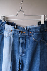 Ban Restructure Colorblock Wide-Leg Jeans (G)