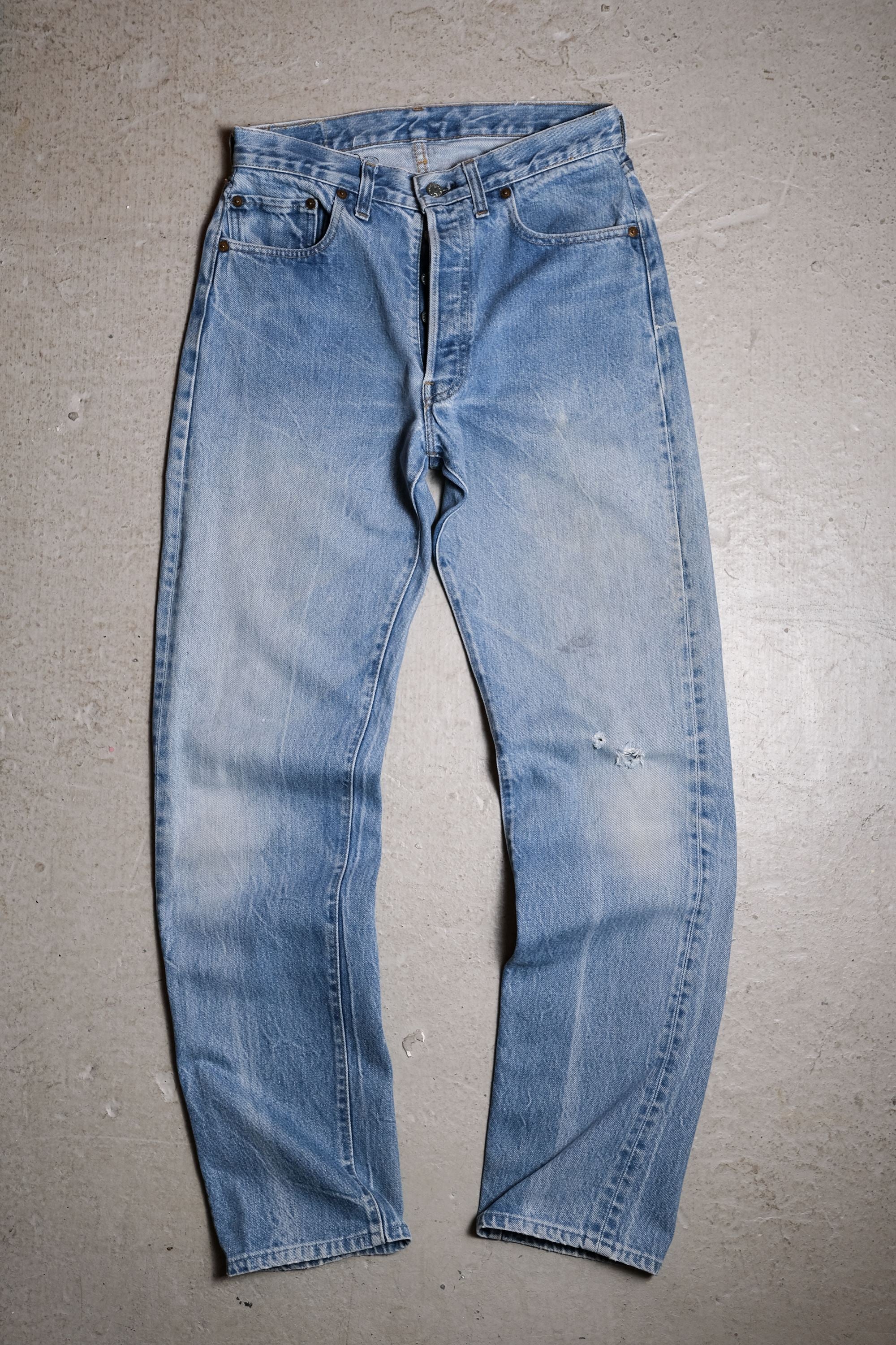 Levi's 80~90's Vintage 501 Denim Jeans original blue thread reinforced