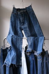 Ban Restructure Colorblock Wide-Leg Jeans (G)