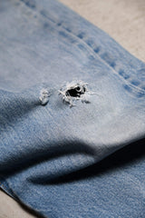 Levi's 80~90's Vintage 501 Denim Jeans original blue thread reinforced 558 factory made in the United States