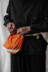 PUEBCO - VINTAGE HEAVY PARACHUTE SHOULDER POUCH / Orange