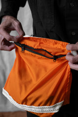 PUEBCO - VINTAGE HEAVY PARACHUTE SHOULDER POUCH / Orange