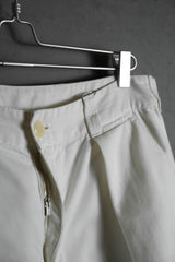 toogood THE TINKER TROUSER / CANVAS LIGHT RAW - Off White 英國設計師品牌 米白打褶棉質寬褲