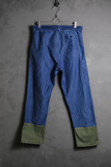 French Vintage Remake Moleskin Pants 法國古著改製 鼴鼠皮拼接工作褲