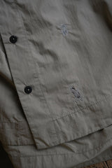 ISO. POETISM Anzin Box Chest Pocket Tech Shirt 丹麥設計師品牌 異材質拼接機能襯衫