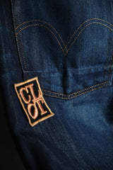 CLOT x Levi's Glitter Selvedge Denim Jeans Edison Chen co-branded glitter selvedge denim jeans made in Japan