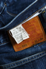 Levi's 2000's Vintage 503 Selvedge Denim Jeans Japanese-made leather label selvedge denim pants
