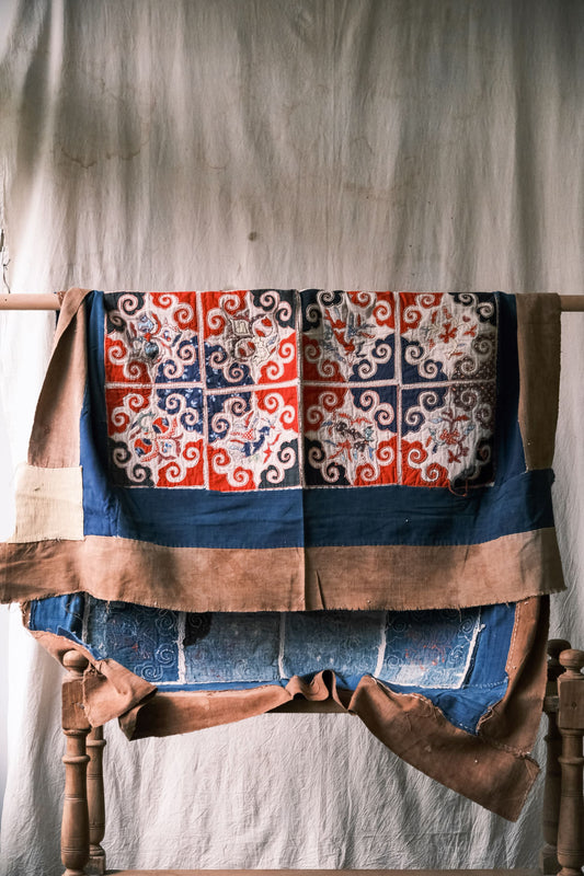 Antique Quilts of Southwest China Beautiful Handmade patchwork in faded (Products at Anemone Studio)