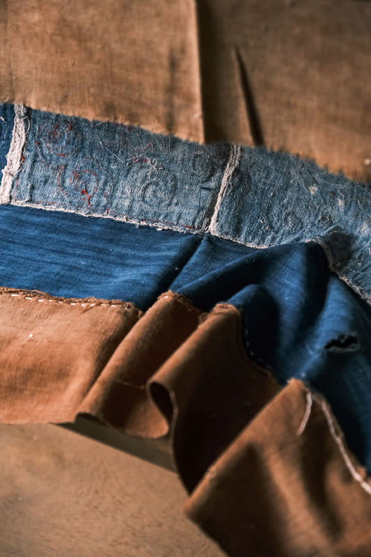 Antique Quilts of Southwest China Beautiful Handmade patchwork in faded (Products at Anemone Studio)