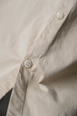 Toogood The Draughtsman Square Cut Cotton Relaxed Fit Shirt - Sand Natural