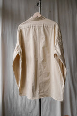 Toogood The Draughtsman Square Cut Cotton Relaxed Fit Shirt - Sand Natural