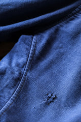 French Vintage Indigo Work Jacket French vintage work twill blue dyed work jacket