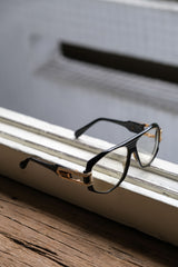 マスターピースアイウェアメガネ 日本の90年代原宿ブランドレトロブラックフレームメガネ