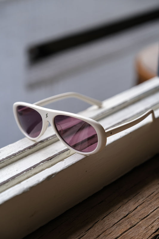 medeyewear Sunglasses Japanese trendy brand white frame sunglasses