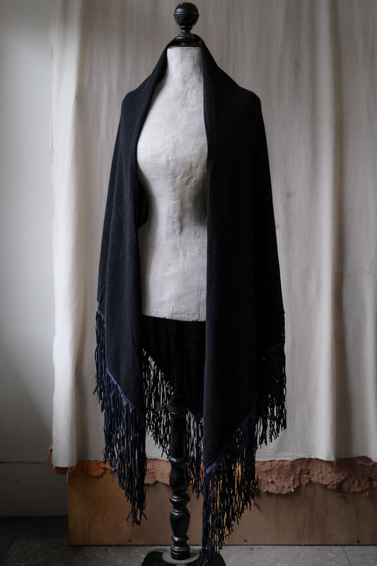 Barbajada Cashmere Fringed Scarf 喀什米爾羊絨流蘇披肩圍巾 義大利製
