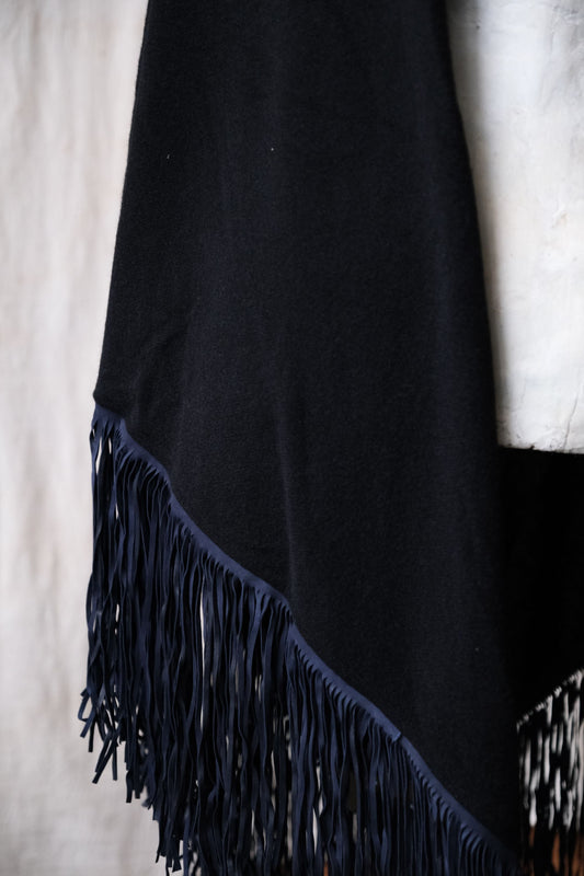 Barbajada Cashmere Fringed Scarf 喀什米爾羊絨流蘇披肩圍巾 義大利製