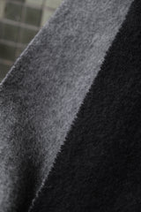 2-Faced Wool Fringed Scarf