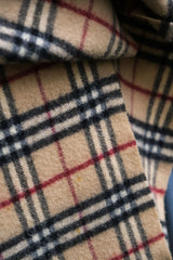 バーバリー ヴィンテージ ノバチェック ウール スカーフ イギリス製