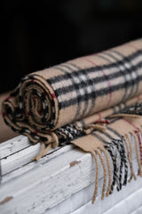 バーバリー ヴィンテージ ノバチェック ウール スカーフ イギリス製