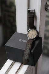 CITIZEN QUARTZ WR 50 Watch Japanese-made canvas strap watch