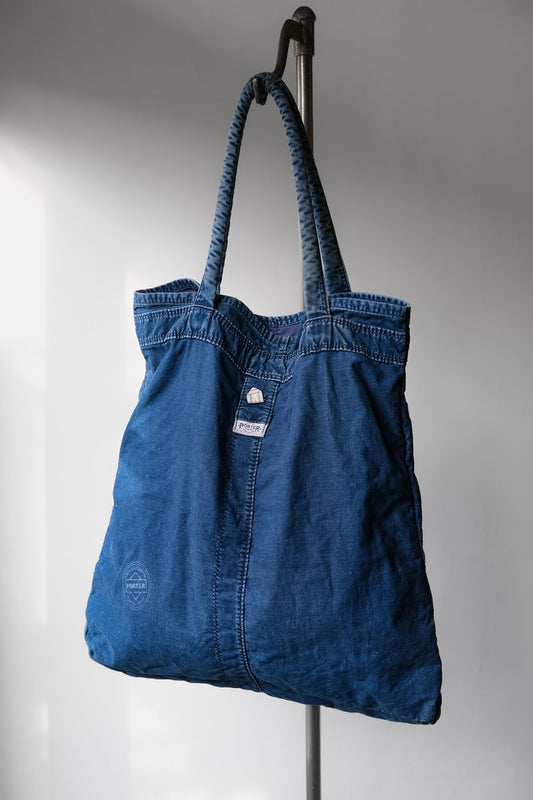 Porter Tokyo Indigo Tote Bag Yoshida Kaban indigo dyed tote bag