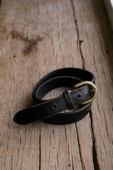 Black Leather Belt 黑色真皮皮帶 多款可選