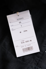 RINEN 40/1 Linen Plain Weave Garden Coat Navy Japanese designer brand linen gardening work coat dark blue made in Japan brand new