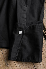 Number (N)ine 07S/S Stand Collar Shirt Takahiro Miyashita Ruffled Stand Collar Court Shirt Umbrella Hem