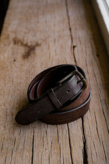 Brown Leather Belt 咖啡色真皮皮帶 多款可選