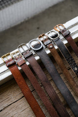 Brown Leather Belt 咖啡色真皮皮帶 多款可選