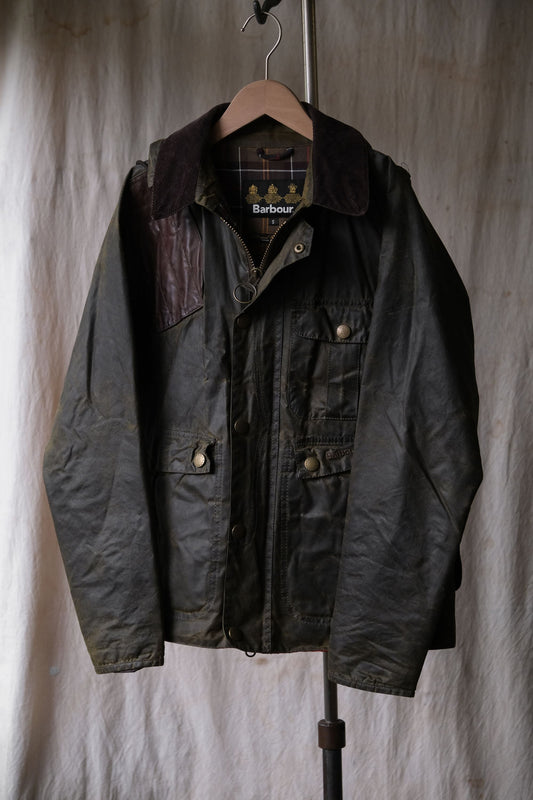 Barbour Ware Jacket - Olive 連帽油蠟布外套