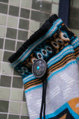 BRAiNCHiLD ナバホスタイルポンチョショルダーバッグ 台湾の初期のストリートブランド インディアントーテムドローストリングショルダーバッグ