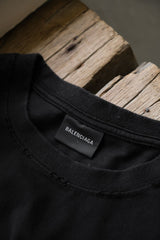 バレンシアガ 手描き BB アイコン ヴィンテージ T シャツ バレンシアガ グラフィティ BB ロゴ ショート T シャツ