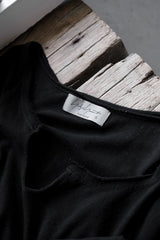 Yohji Yamamoto POUR HOMME ULTIMA COTTON T-SHIRT WITH LARGE SIDE POCKET