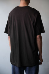 YOHJI YAMAMOTO POUR HOMME ULTIMA COTTON ROUND NECK TEE Charcoal 山本耀司主線棕色純棉短Tee