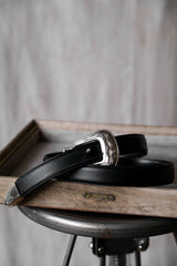 Western Style Buffalo Leather Buckle belt Western style buffalo leather single buckle belt (wide version)