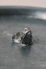 Holland 1982 Royal Souvenir Spoon Ring 荷蘭皇家紀念湯匙手工戒指