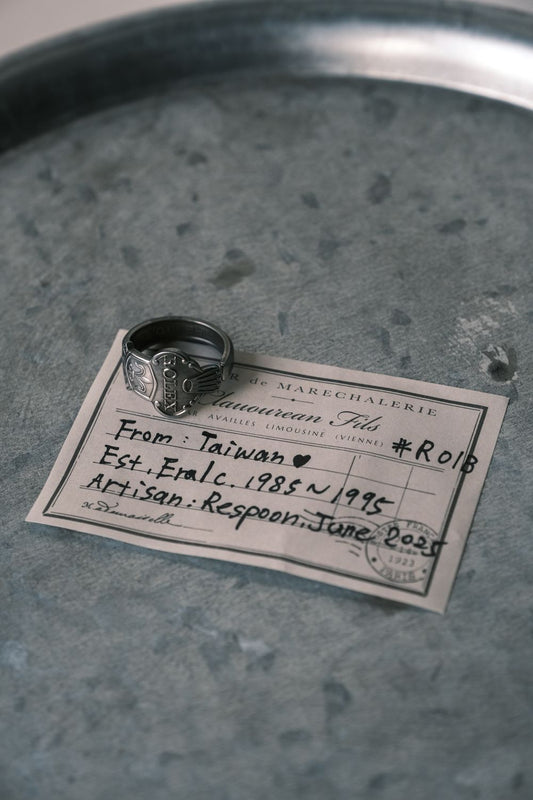 ROLEX Service Taiwan Branch C.1985~1995 Spoon Ring 勞力士台灣紀念湯匙手工戒指