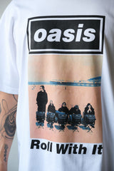オアシス ADAM ET ROPE' 30周年記念Tシャツ ロールウィズイット ホワイト オアシス 30周年記念ショートTシャツ 新品