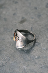 カナダ (BMCO) 1950~70年代 スターリングシルバー 925 お土産スプーンリング カナダ製スターリングシルバースプーンハンドメイドリング