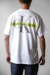 Calvin Klein Jeans TWO TONE MONOLOGO TEE 雙色logo短Tee