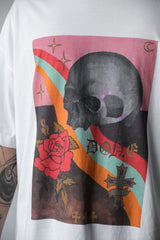 COOTIE PRODUCTIONS PRINT S/S TEE (DONE) -WHITE 日本のストリートブランドジョイントプリントショートTシャツ