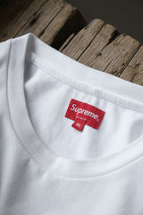 Supreme Chenille Arc Logo S/S Top White Jacquard Logo Short Tee