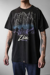 Vintage 90's Zion National Park T-Shirt Single Stitch National Park Print Short Tee