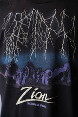 Vintage 90's Zion National Park T-Shirt Single Stitch National Park Print Short Tee