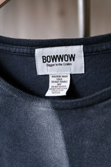 BOWWOW AGEING TEE Japanese designer brand sun-faded old short-sleeved shirt made in Japan