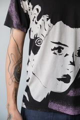 Split Street Fashion Full Print Face T-shirt California surfing skateboard brand full print short Tee